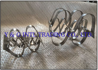 แหวน Super Metal Raschig แหวนโลหะคู่ Conjugate ที่มีประสิทธิภาพการแยกสูง