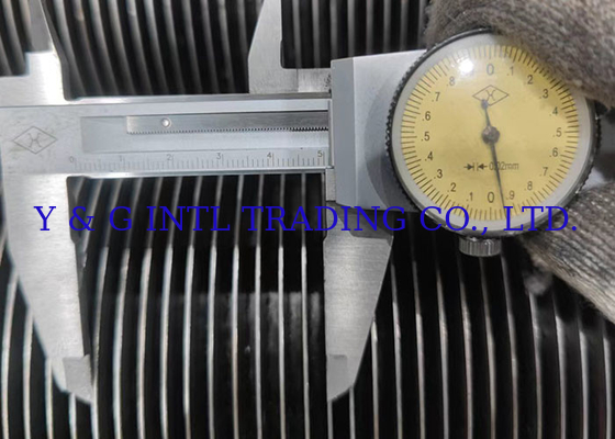 HF รอบ Fin ท่อกับการรักษาปลาย Flared เงิน / สีดําสแตนเลสสแตนเลส Stud Dia 12.7mm/15.88mm