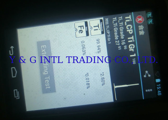 ASTM B338 ท่อไทเทเนียมแบบสแตนดาร์ดไร้สายที่มีความสกปรก 0.1%