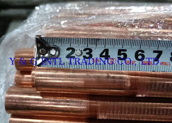 KL Fin Type Heat Exchanger Cupro Nickel Fined Tube ในสีเงินที่มีท่อเปล่าเหล็กเหล็กเหล็ก