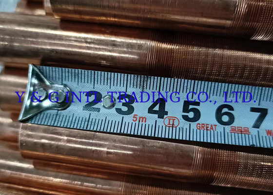 KL Fin Type Heat Exchanger Cupro Nickel Fined Tube ในสีเงินที่มีท่อเปล่าเหล็กเหล็กเหล็ก