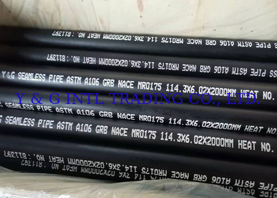 ท่อท่อเหล็กคาร์บอนที่มีปลายเส้นใน ASTM A53 ASTM A106